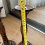 Tall Wooden Candle Holders Image 7
