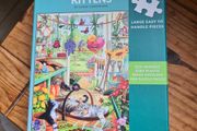 Allotment Kittens 500XL Large Piece Jigsaw Puzzle