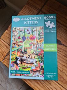 Allotment Kittens 500XL Large Piece Jigsaw Puzzle