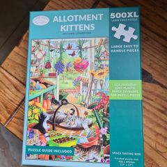 Allotment Kittens 500XL Large Piece Jigsaw Puzzle