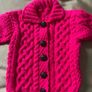 knitted cardigan and hat Image 2