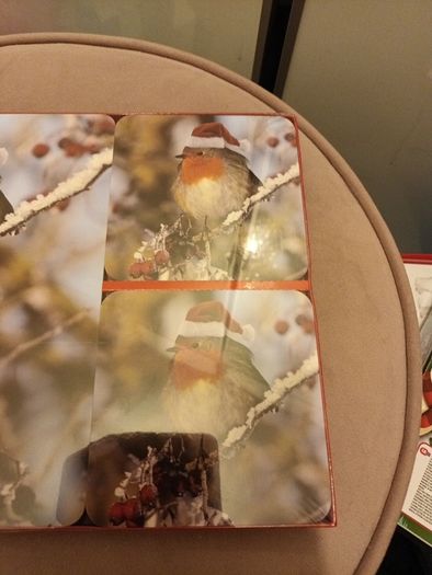 christmas table mats and coasters