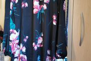 BNWT - DKNY black floral dress UK 12 - 14