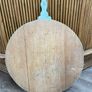 Large European wooden board. Shop sign. Platter. 1947 Image 2