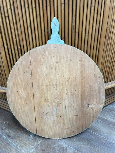 Large European wooden board. Shop sign. Platter. 1947