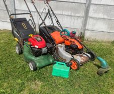 lawnmowers and strimmers