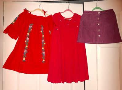 Red bundle, size 6-7 yo, excellent condition