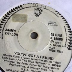 James Taylor vinyl single- Youve got a friend