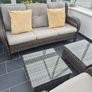 5Pce Grey Rattan Garden Set Image 6