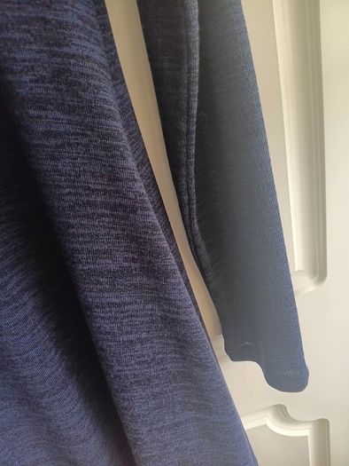 Atmosphere Navy long-sleeve knit textured dress