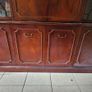 Large Wooden Display Cabinet / Wall Unit with Glass Doors & Drinks Cabinet Image 5