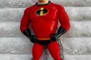 Incredibles 2 Disney Chain Bustin Mr Incredible Action Figure Jakks Pacific approx. 6" Used Please see photos