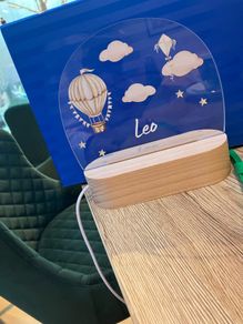 Children lamp with a name Leo