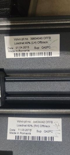 Volvo V60 Dog Guard Net Part numbers 39834040 & 39834042