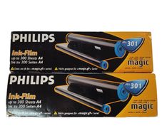 2 X Philips PFA 301 Black Ink-Films For MAGIC Series - Original! NOS