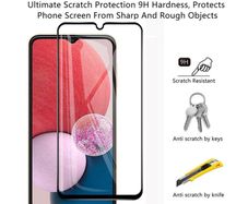 Tempered Glass Screen Protector for Samsung Galaxy A14 4G Clear Full Cover