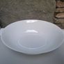 Oval white serving dish with stand Image 6