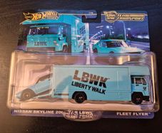 Hot Wheels Nissan Skyline 2000GT-R LBWK Team transport
