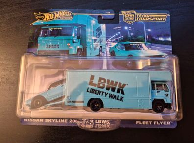 Hot Wheels Nissan Skyline 2000GT-R LBWK Team transport