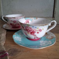 Rosa Belle Cups & Saucers
