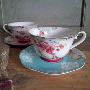 Rosa Belle Cups & Saucers