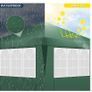 3 x 3 m Waterproof Popup Flat Gazebo with 4 Side Panels Image 4