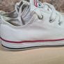 girls CONVERSE ALL STAR BLING low canvas trainers runners size UK 2 EU 34 youths Image 9