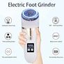 Portable Pedicure Kit Foot File Callus Remover, Electric Callus Remover for Feet (with Dander Vacuum), Rechargeable Waterproof Foot File for Foot Care Deadskin Remover with 3Head&LCD Display Image 2