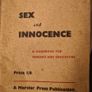 Sex And Innocence. By Jerome O Hea. Sj. A Mercier Press Publications. Paperback In Fair Condition. Image 2