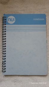 nu: Craze Cloud A5 Notebook Ruled Notepad Blue 160 Pages Home Office School College