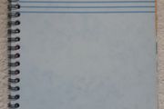 nu: Craze Cloud A5 Notebook Ruled Notepad Blue 160 Pages Home Office School College