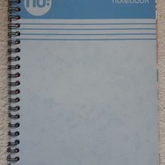 nu: Craze Cloud A5 Notebook Ruled Notepad Blue 160 Pages Home Office School College