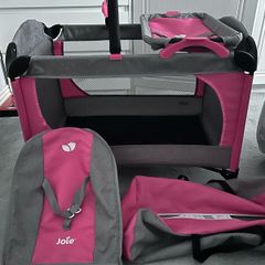 TOY doll travel cot and accessories