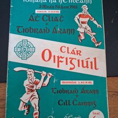 1961 all ireland hurling final programme