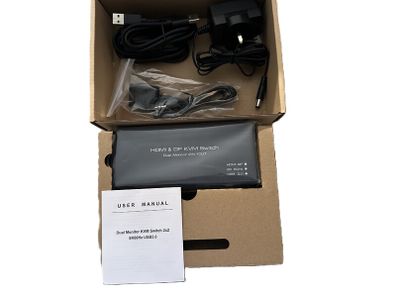HDMI & DP KVM Switch dual monitor 2 on 1 out