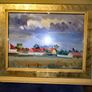 Vintage oil painting of a village Image 2