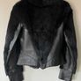 Versace Jeans Couture leather and fur jacket Image 3