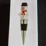 Galway crystal snowman wine bottle stopper Image 4