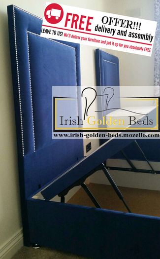 ottoman lift up bed frame and headboard