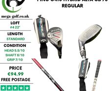 Ping G410 Hybrid / #4 22 Degree / Alta CB 70 Regular