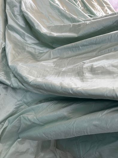 Colefax & Fowler Lucerne Silk INTERLINED Curtains 89 inch drop x 49 inch w per Panel 2 pairs Av