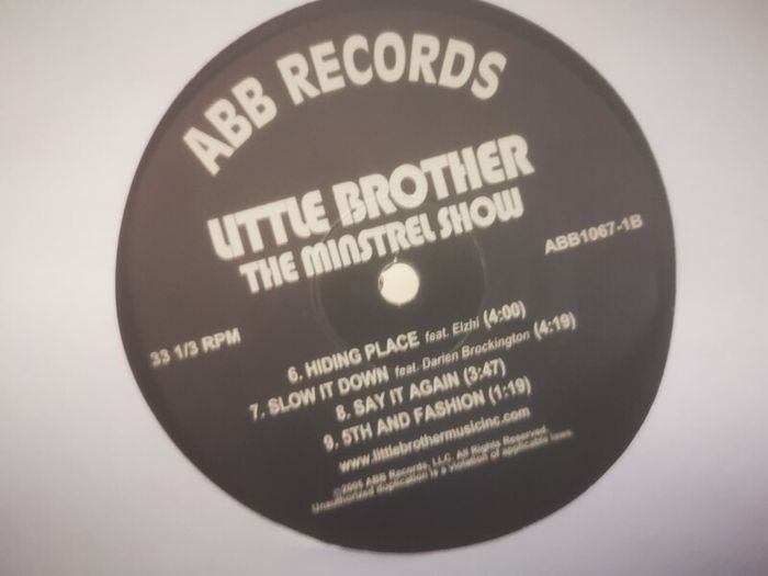 Little Brother - The Minstrel Show Orig US hip hop 2LP