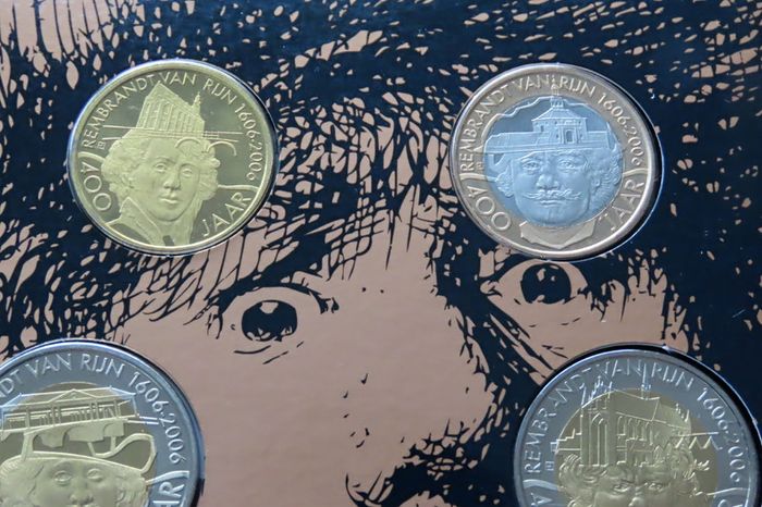 Rembrandt BUNC special coins set - Royal Dutch Mint 2006