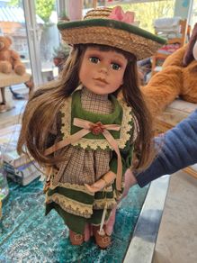Porcelain vintage doll
