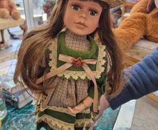 Porcelain vintage doll