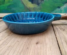 Schramberg, pottery skillet, vintage German pottery