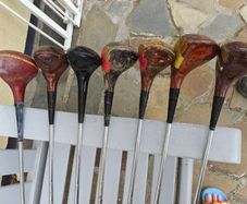 Vintage Wooden Golf Clubs