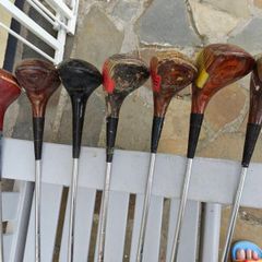 Vintage Wooden Golf Clubs