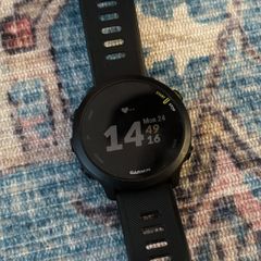 Garmin Forerunner 55 GPS Running Watch Black, Boxed and charger