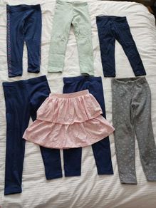 Girls leggins and skirt